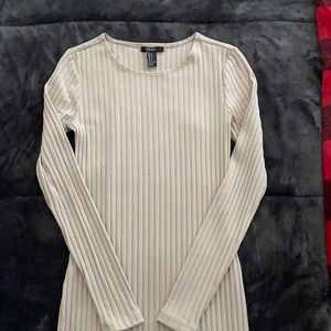 Tan tight midi dress